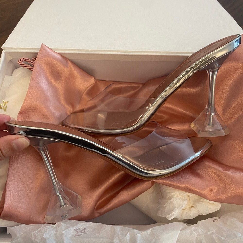 Amina Muaddi Lupita Heel Mules - Picture 2 of 4